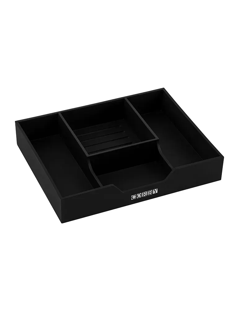 Soporte para bolsas Kensington negro hotel | Corby | Merveyl
