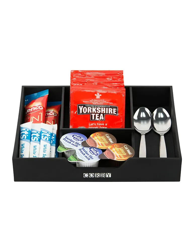 Soporte para bolsas Kensington negro hotel | Corby | Merveyl