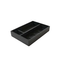 Soporte para cápsulas de café Buxton Bambú Negro | Merveyl