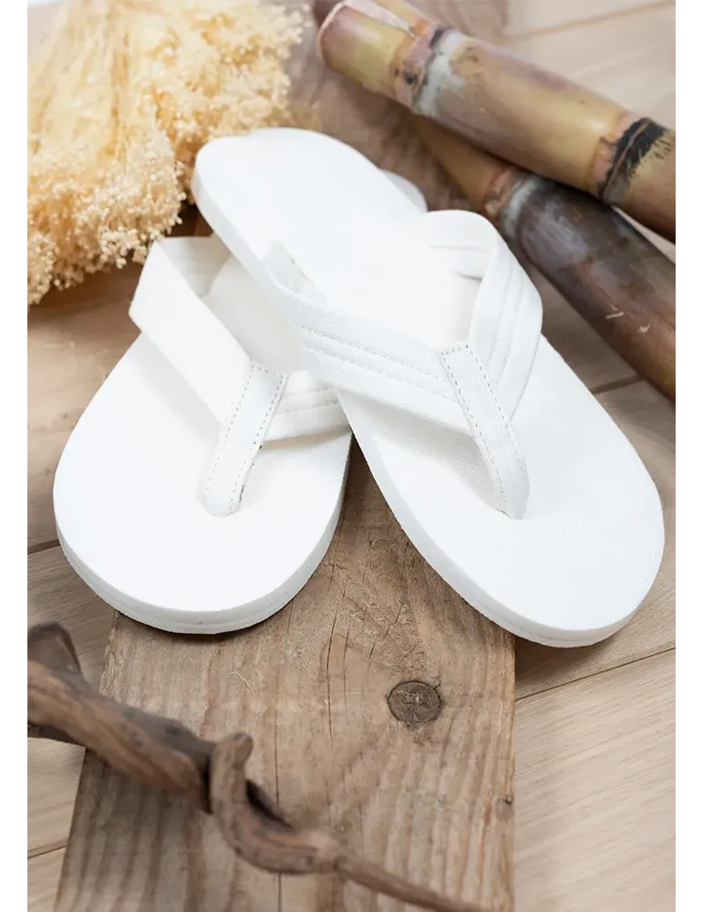 Chanclas Mixtas Blancas 60% I'm Green | Merveyl