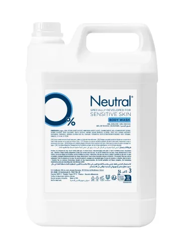 Neutral Douchegel 5L 0% Parfum - Navulling Wellness & Hotel
