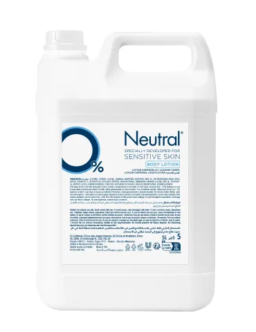 Neutraal 0% Parfum Bodylotion Navulling 5L