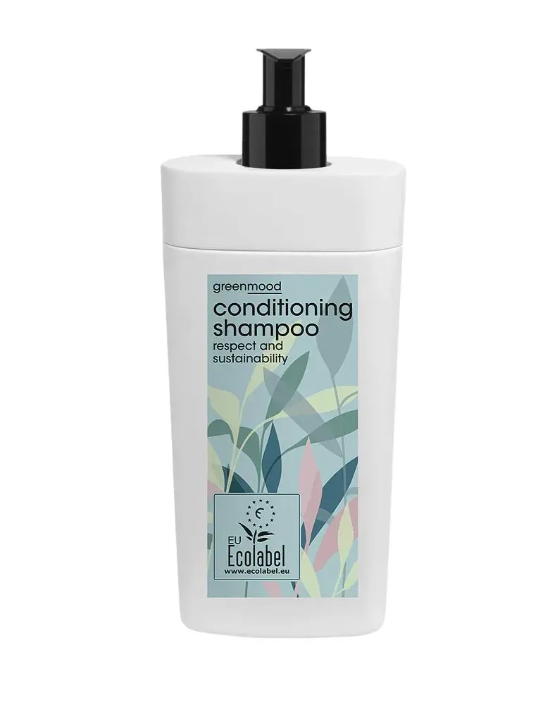 Champú de hotel Ecolabel 400ml | GreenMood Recargable