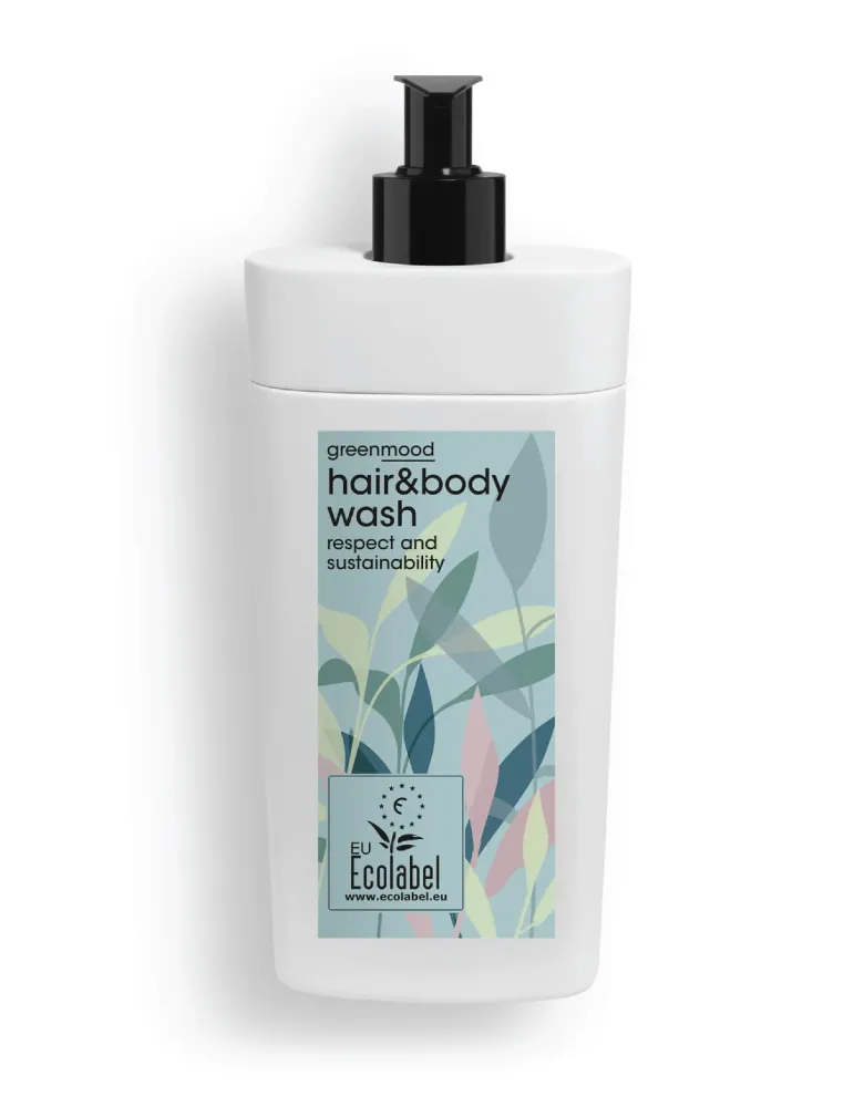 Gel de cuerpo y cabello Ecolabel 400ml | GreenMood 2 en 1