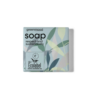 Jaboncillo de hotel 15g Ecolabel | GreenMood Producto de acogida