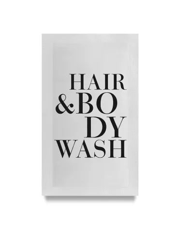 Pure White Hair & Body Wash Sachet 10ml - Merveyl