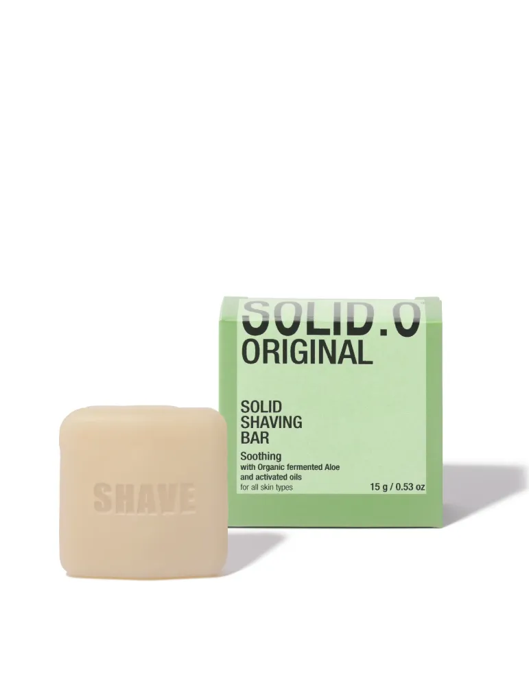 Jabón de Afeitar Sólido de Hotel 15g Solid.O | Merveyl