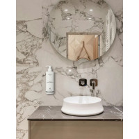 Soporte de pared de acero inoxidable blanco 400ml Eqderma Mohoco