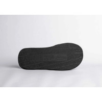 Unisex Black Straw Spa Sandals I'm Green | Merveyl
