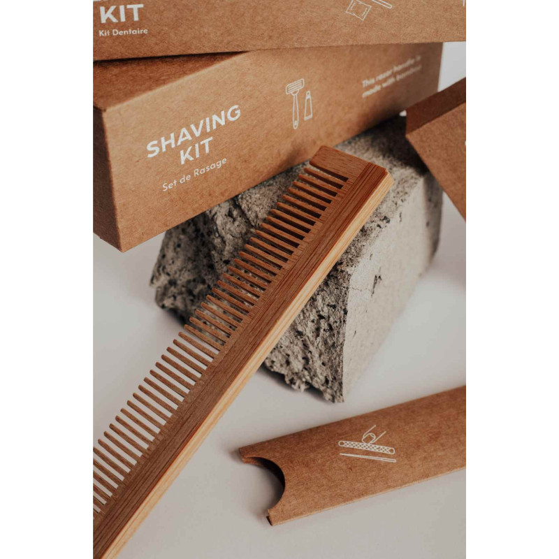 Set de manicura hotel sobre kraft | Merveyl