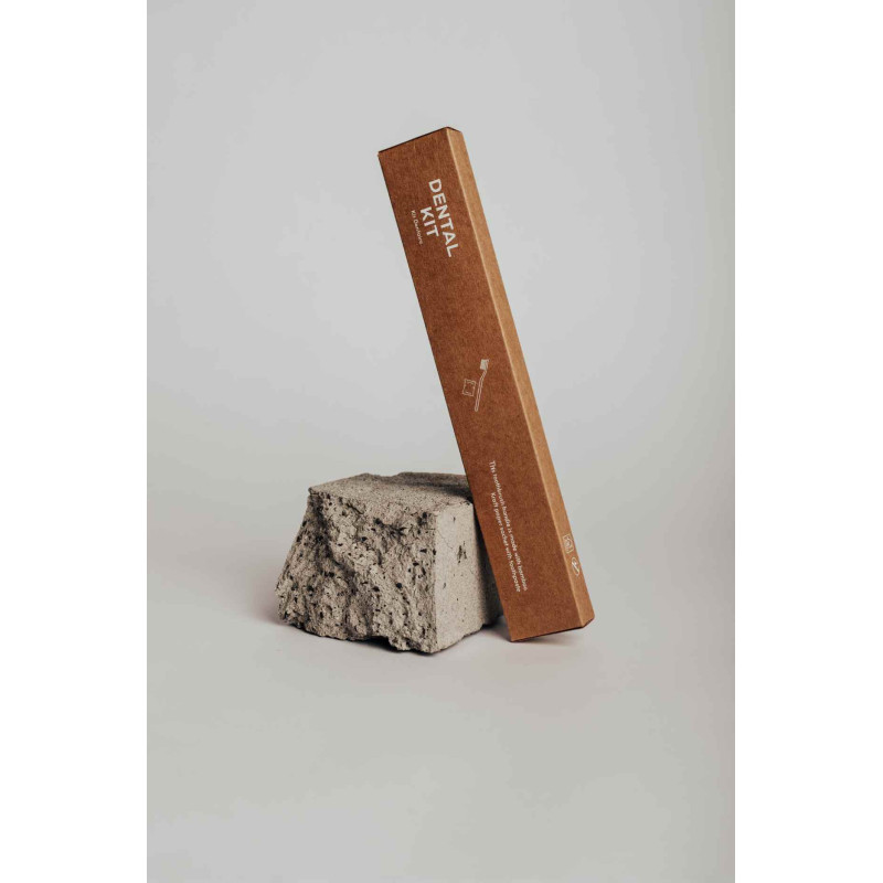Kit Dental Hotel Bambú en Caja Kraft | Merveyl