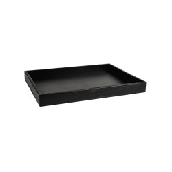 Buxton Standard Hospitality Tray For Hotels Black Bamboo