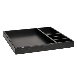 Bandeja de cortesía de bambú Buxton Compact | Merveyl