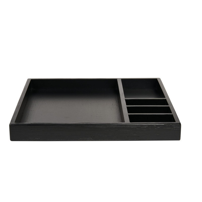 Bandeja de cortesía de bambú Buxton Compact | Merveyl