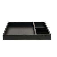 Bandeja de cortesía de bambú Buxton Compact | Merveyl