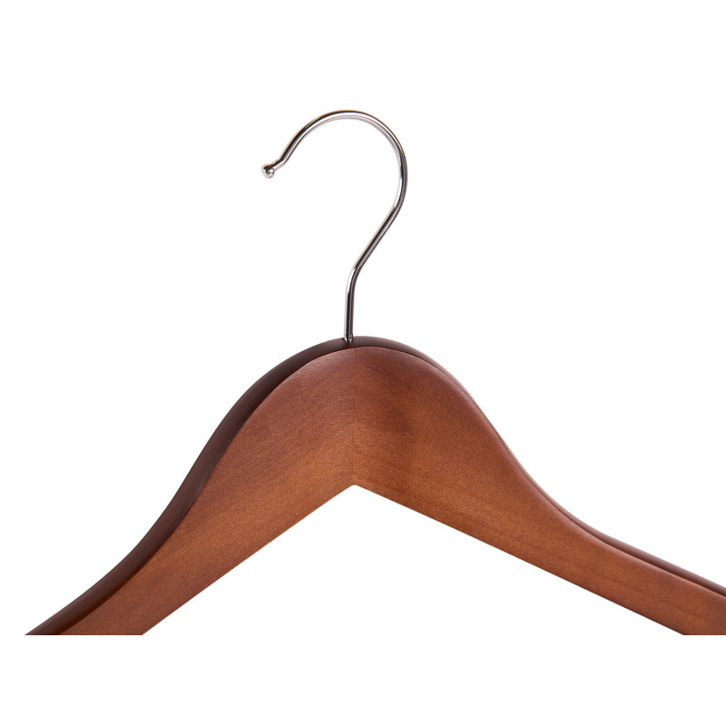 Percha de madera Burlington con pinzas para hotel | Merveyl