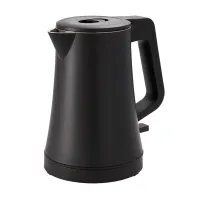 Hervidor de doble pared de 0,6 l (SD-132) en color negro