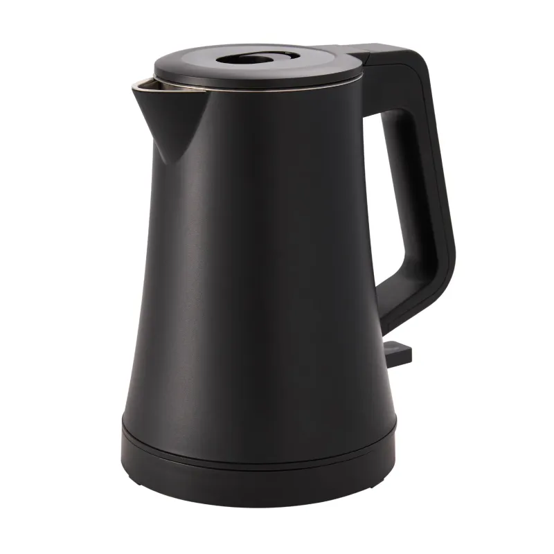 Hervidor de doble pared de 0,6 l (SD-132) en color negro