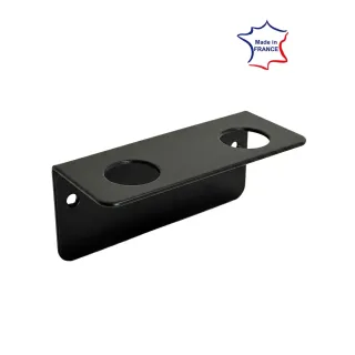 Portabotellas de Pared Doble Negro Hostelería y Spa | Merveyl