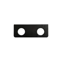 Portabotellas de Pared Doble Negro Hostelería y Spa | Merveyl