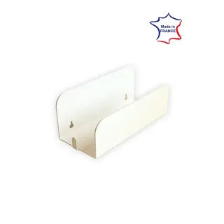 Estante de ducha de pared con borde alto estilo hotel spa | Merveyl