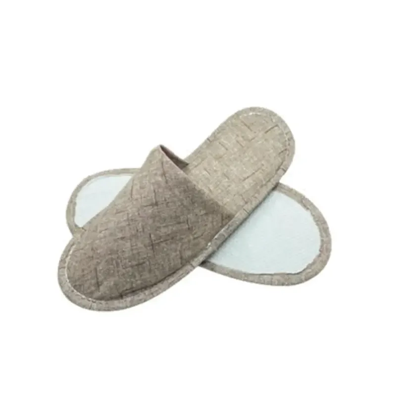 Brown Jute Slippers - EU Origin