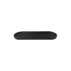 Small Matt Black Tray - The Spa Collection