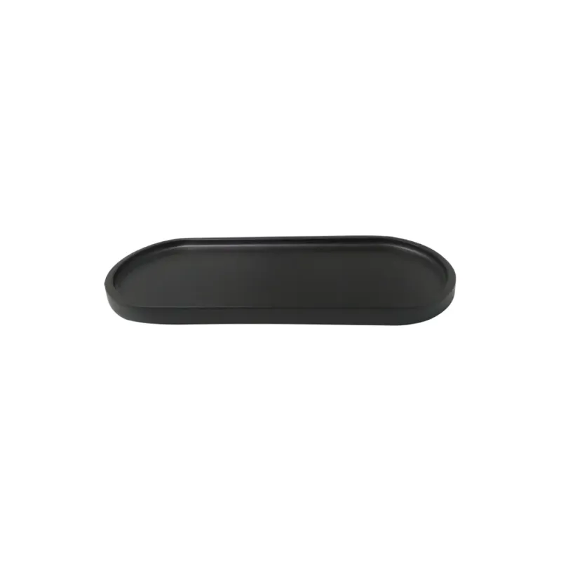 Grand Plateau Accueil Noir Mat - The Spa Collection