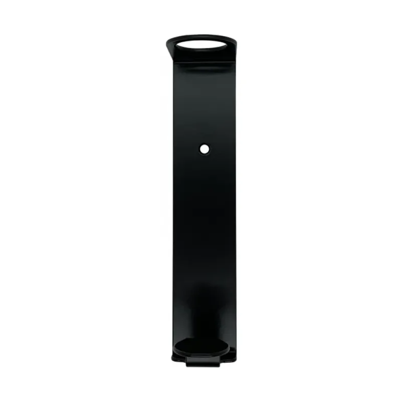 Soporte Sencillo Negro 400ml - Fijación Mural para Hotel