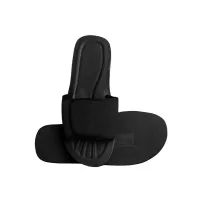Men's Black Reusable Spa Sandals I'm Green | Merveyl