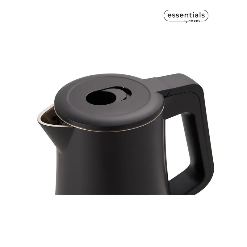 0,6 l dubbelwandige waterkoker (SD-132) in zwart