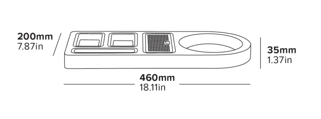 Buckingham Standard tray