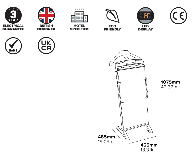 Executive trouser press corby